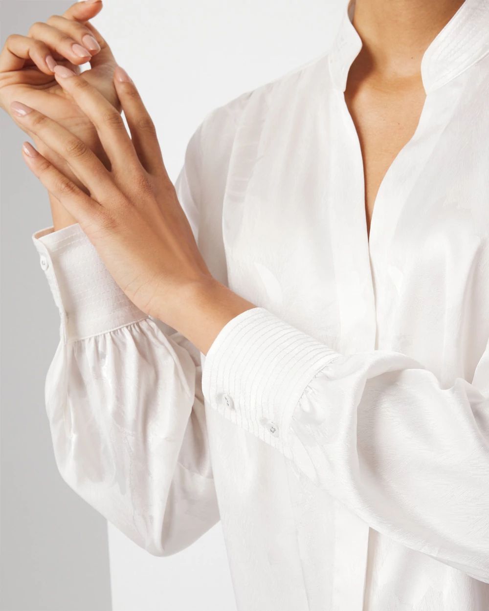 Trapunto Jacquard Stitched Shirt | White House Black Market Trapunto Jacquard Stitched Shirt | White House Black Market